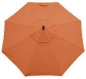 California Umbrella Replacement Canopy Cover in Sunset Olefin Umbrella, 7.5' Round
