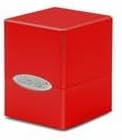 Pacific Satin Cube Deck Box Red