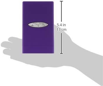 Ultra Pro - Purple Satin Tower Deck Box, Collectible Trading Card Protector Gaming Case Deck Box Organizer Storage Solution