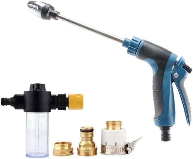 jethose Pressure Washer Nozzle Original - New & Improved 2026 Model, 360° Rotating, Durable Stainless Steel Spray Nozzle (Blue-b, One Size)