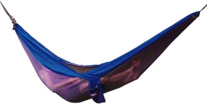 Double Nylon Hammock Navy & Gray