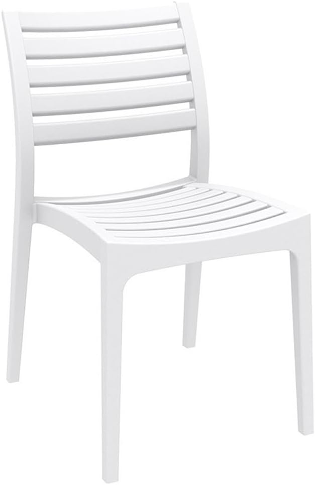 Compamia Ares 7 Piece Patio Dining Set in White, Commercial Grade