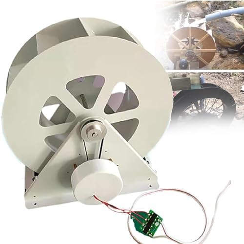 100W Water Wheel Hydropower Generator for Outdoor Lighting | Low-Speed Hydro Generator for Home Use | Eco-Friendly Renewable Energy Solution