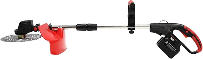 21V Cordless Grass Trimmer Lawn Grass Brush Cutter Blade Whipper Snipper + 2 Battery, Lightweight Weed Wacker/Mower, for Garden and Yard Lawn