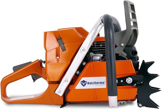 Joncutter 71cc Holzfforma G372 Gasoline Chain Saw Power Head 50mm Bore With Luxary Handle Bar and Big Bumper Spike Compatible with NH872 Chainsaw