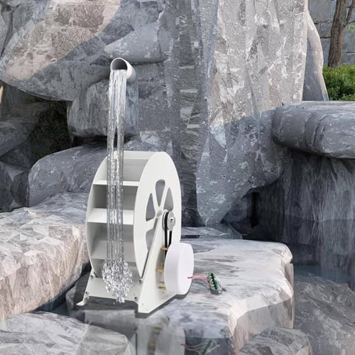 Micro Hydro Generator Low Speed Water Wheel Turbine Portable Outdoor Power Supply For Lighting Battery Charging Stainless Steel Compact Design Easy Install Emergency Camping Use Reliable Energy