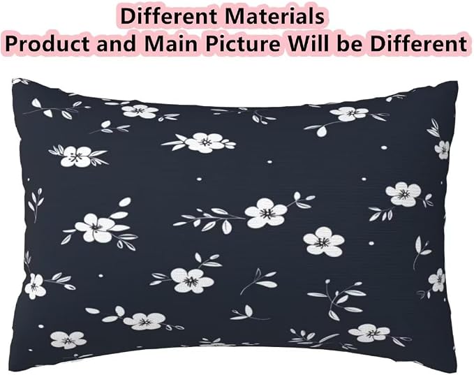 Outdoor Pillows Waterproof Set of 2 Outdoor Pillow Covers 16x24 Inch, Dark Throw Pillows Flower Pillow Covers, Summer Garden Decorative Pillows Outdoor Pillows for Patio Furniture Car Home Decor-hs156