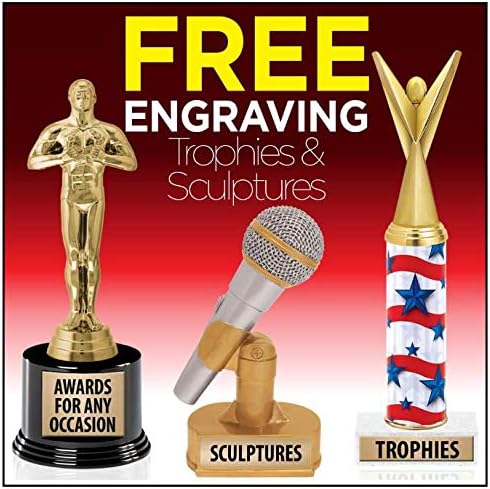Crown Awards Lawn Mower Racing Trophy, 5.5" Glory Resin Lawn Mower Racing Trophies with Free Custom Engraving