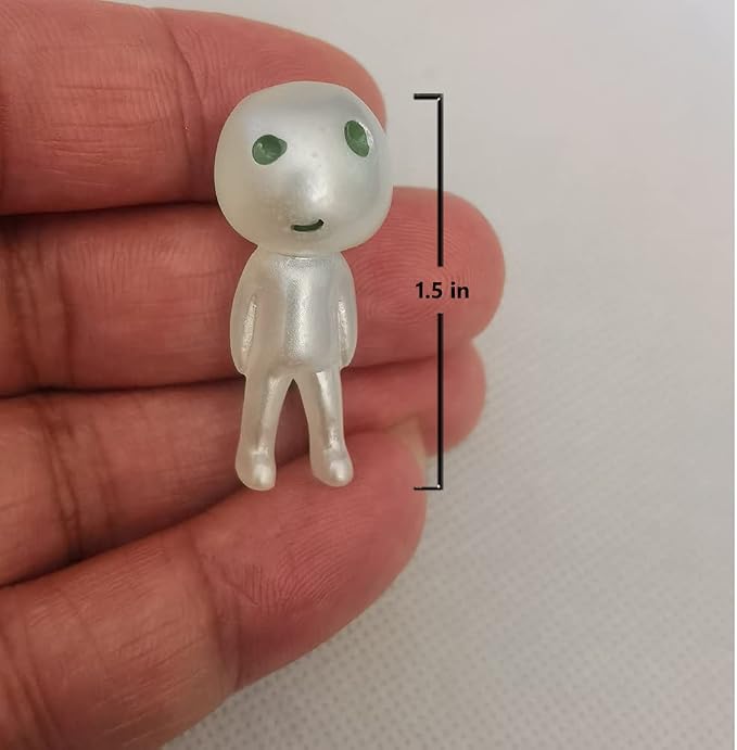 Ponjowl 5 Pcs Luminous Tree Elves Spirit Gardening Potted Decoration Micro Landscape Figures Ornament Fluorescent Green