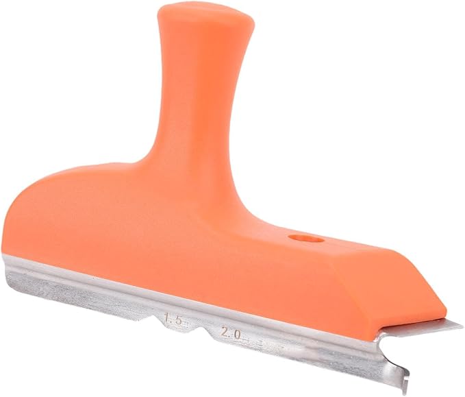3 in 1 Edge Banding Trimmer with Sharp Stainless Steel Blades, Professional Woodworking Veneer Cutter with Ergonomic Grip for Veneer, PVC, and ABS on Straight, Curved, and Chamfered Edges