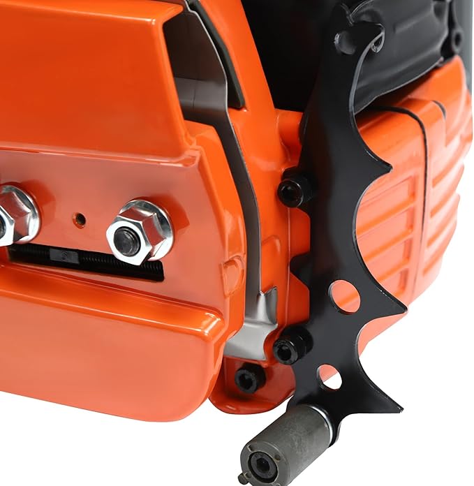 24inch Gas Chain Saw, 4.56HP 65CC 2-Stroke Gasoline Powered Chainsaw, Air Cooled Top Handle Gas Chainsaw Pull Start Petrol Chain Saw with Air Purification System for Wood Cutting, Trees