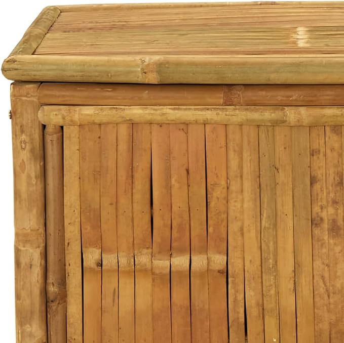 Patio Storage Box, Delivery Boxes For Outside Deck Box Outdoor Storage Bench Outdoor Storage Box Outdoor Furniture Suitable For Patios Gardens Pool Backyard 43.3"x20.5"x21.7" Bamboo