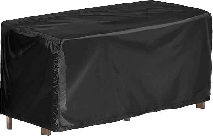 Outdoor Patio Sofa, 3-Seat All-Weather Metal Modern Couch with Washable Thick Cushion for Garden/Backyard/Porch, White