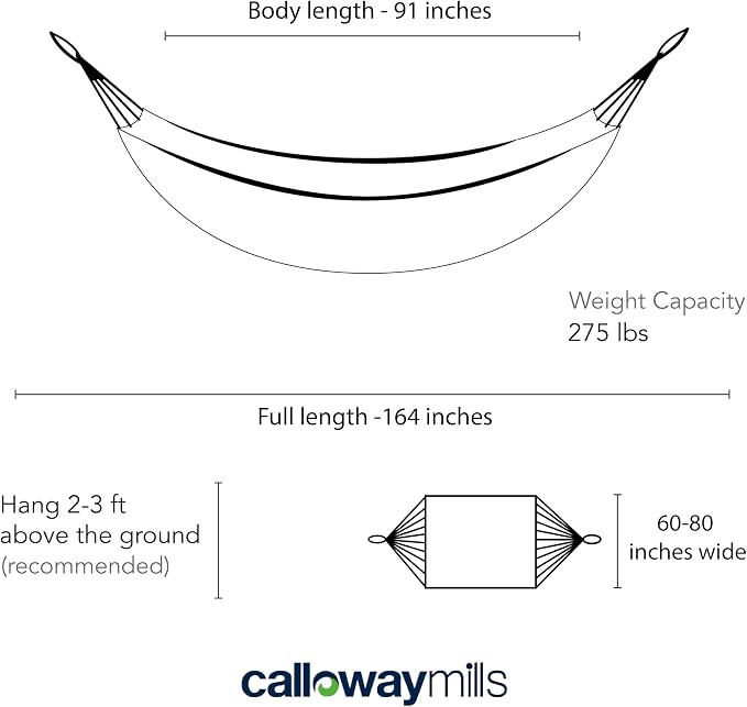 Calloway Mills Grey Heron Hammock