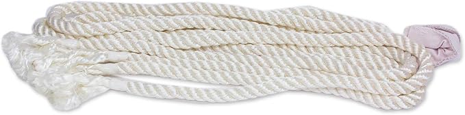 NOVICA Beige Hand Woven Nylon Mayan 2 Person XL Rope Hammock with Hanging Accessories, 'Bronze Sun' (Double)