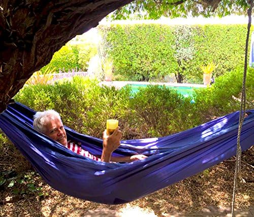 Hammock Bliss Double - Extra Long - Extra Wide - Extra Large - Two Person Double Wide Camping Hammock - Suspension System Included - The Largest Double Hammock On Planet Earth