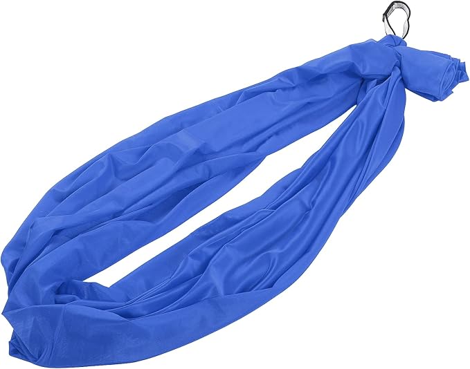 Stretch Hammock, Portable Nylon Hammock, Camping Gear Hammock, Nylon Camping Hammock Chair for Outdoor, Indoor (Blue)
