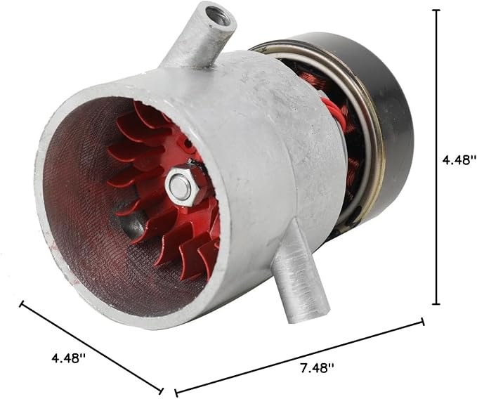 1000W Aluminum Alloy Micro Hydroelectric Generator 220V Water Turbine High Power Hydroelectric Generato r, 3500RPM Permanent Magnet Generator For Home, Outdoor