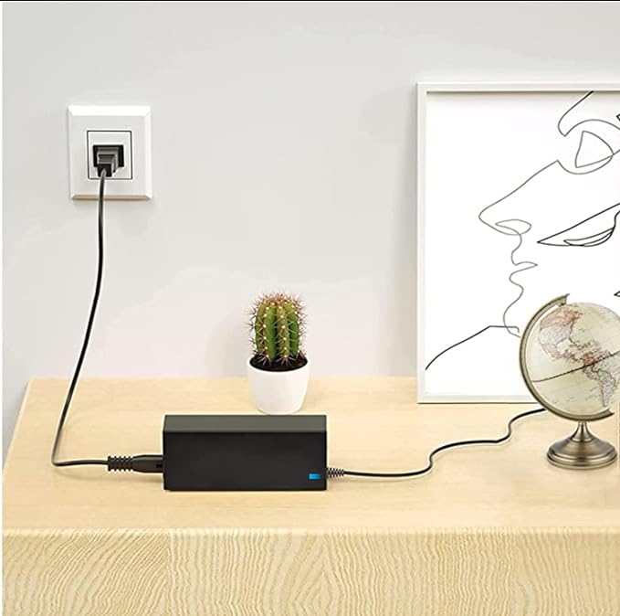 AC/DC Adapter Compatible with Anker A1720 521 200W/256Wh Portable Power Station Solar Generator Backup Battery LiFePO4 11-28V 5.5A 65W Power Supply Cord Cable Battery Charger Mains PSU