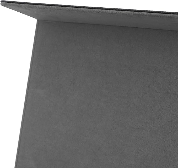 Fydun Large Capacity Card, Deck Box 3 Rows Magnetic Closure Boxes with PU Leather Storage Box/Cover for Game Cards Tarot Black Cover Grey Lining Holds More Than 1800 Sheets (#1)