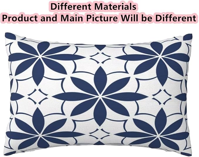 Outdoor Pillows Waterproof Set of 2 Outdoor Pillow Covers 16x24 Inch, Modern Throw Pillows Simple Pillow Covers, Summer Garden Decorative Pillows Outdoor Pillows for Patio Furniture Home Decor -hs262