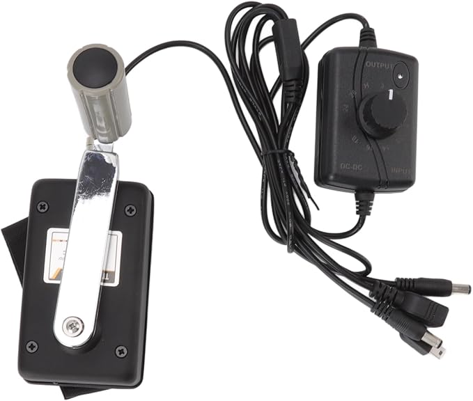 Hand Crank Generator Portable 30W Small Black Alloy Emergency Charger - High Efficiency, Shockproof, Ideal for Outdoor Use