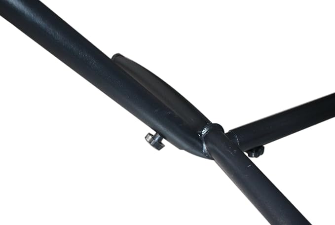 Double Hammock with Space Saving Steel Stand Includes Portable Carrying Case, Desert Moon