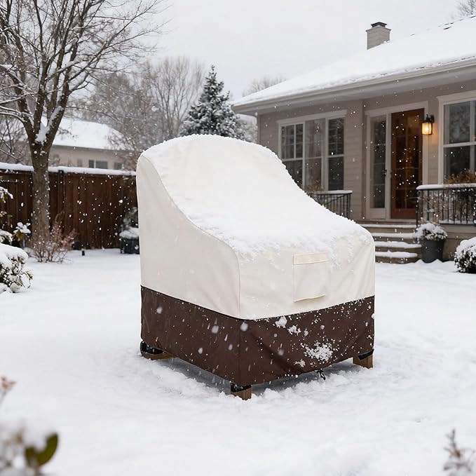 Outdoor Recliner Chair Covers 4 Pack,Patio Swivel Chair Covers,600D Heavy Duty Waterproof Patio Rocking Chairs Cover,Outdoor Furniture Covers for All Weather Protection.32 W x 35" D x 36" H