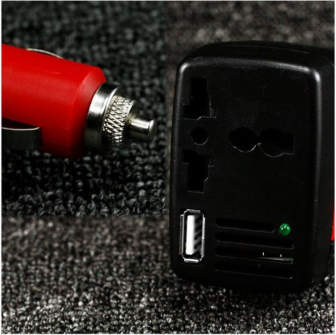 SING F LTD Car Inverter Power Adapter w USB 150W DC 12V to AC 110 or 220V Vehical Parts