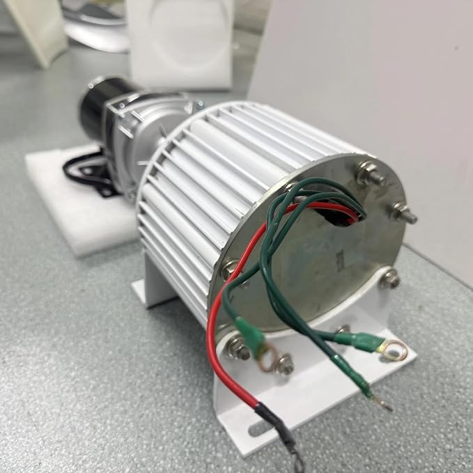 10KW Low-Speed 3-Phase Permanent Magnet Generator (12V-380V) with DC Drive Motor (DC-48V+AC-380V)
