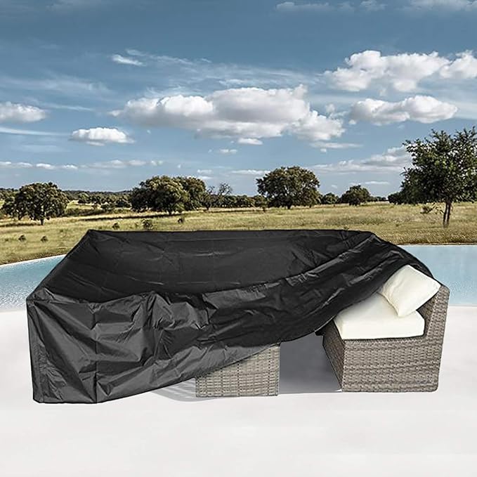 Patio Furniture Set Cover Outdoor Sectional Sofa Set Covers Outdoor Table and Chair Set Covers Water Resistant Large 98 Inch L x 78 Inch W x 32 Inch H