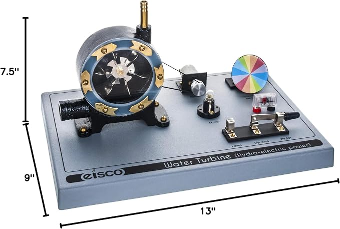 Hydro-Electric Power Station - Working Water Turbine To Generate Electricity - Eisco Labs