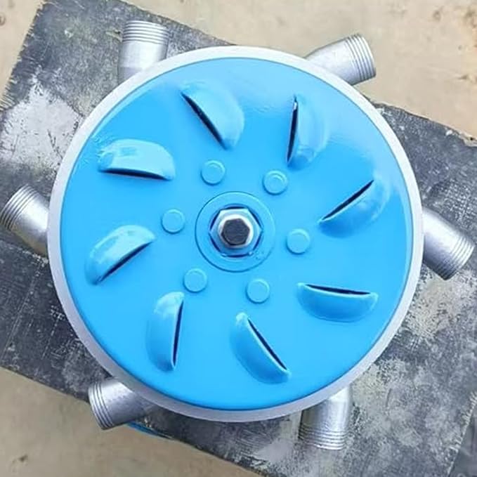 110V-230V 3kW Pelton Hydroelectric Generator, 6-tube High Power Water Turbine Generator For Outdoor Use In Rivers & Mountains, 3500RPM Home Use Portable Generation Power Equipment