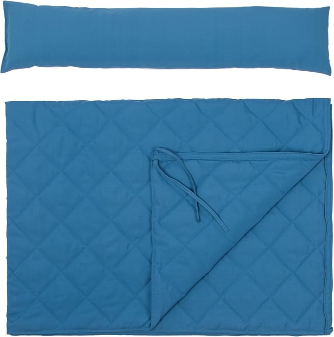ANOW Outdoor Hammock Pad and Pillow Set Only, Heavy Duty Hammock Pad, Blue
