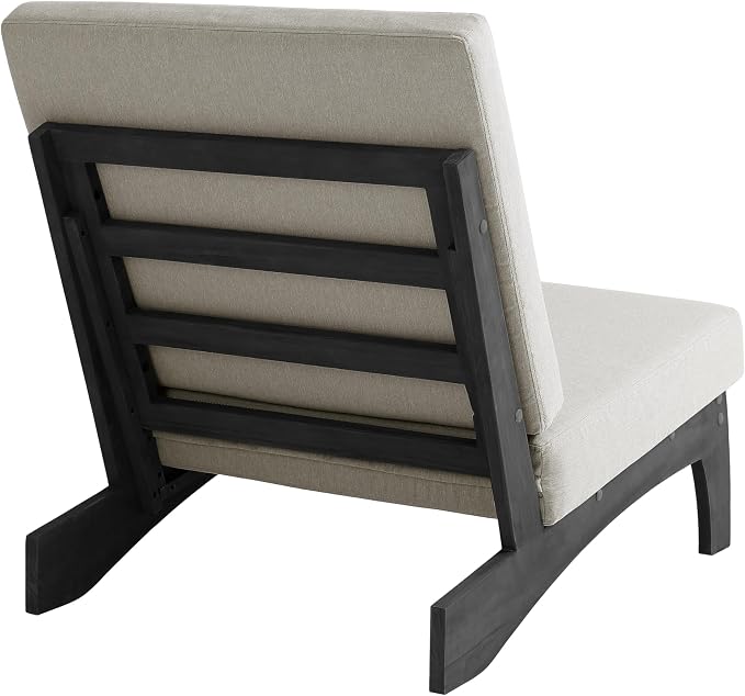 Pia Ricoo Patio Chairs Set of 2, Heavy Duty Wood Patio Furniture Set with Thick Cushions, Bistro Set All-Weather Outdoor Chairs for Balcony, Deck, Poolside, Porch - Light Camel/Dark