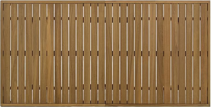 Harper & Bright Designs Multi-Person Outdoor Acacia Wood Dining Table and Chair Set, Thick Cushions, Suitable for Balcony, Vourtyard, and Garden.
