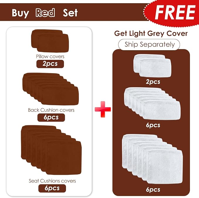 RADIATA 9 Piece High End Aluminum Patio Furniture Set with Fire Pit Table, 500 lbs Heavy Duty Outdoor Sectional Sofa, 29" Deep Wide Oversized Seating L Shaped Conversation Couch for Exterior, Burgundy