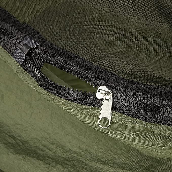Sunyear Camping Hammock with Rain Fly and Removable No See-Um Net - Outdoor Hammock Accessories-Hammock Tent for Outside-Keep Side Wind&Rain-Large and Heavy Duty