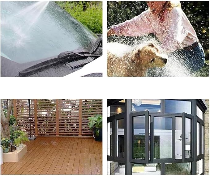 Aquoxis Pressure Washer,Three Spray Modes, Universal and Easy To Install, Effortless Dirt & Stain Removal (C)