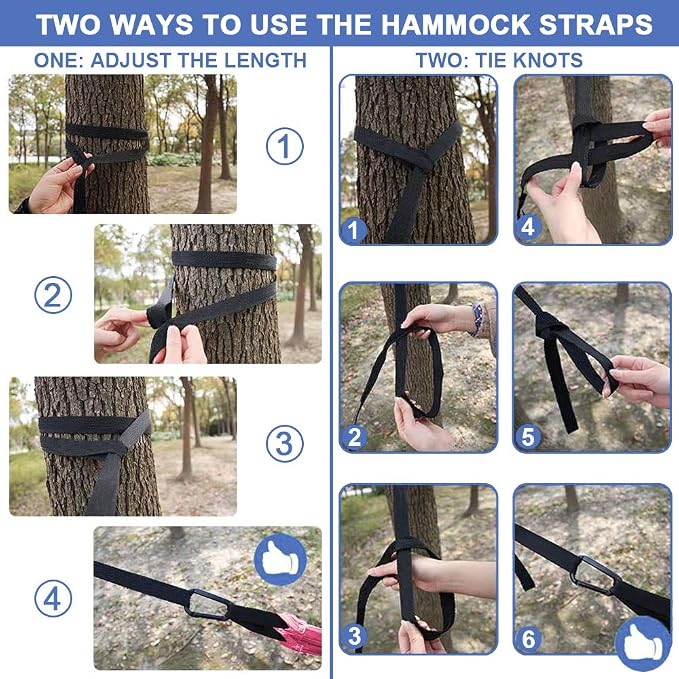 ayamaya Kids Camping Hammock, Small Outdoor Hammock Gifts for Children Girls Boys, Ultralight Kids Camping Gear with Tree Strap & Carabiners,Sling Swing Hammock for Indoor/Outdoor Use