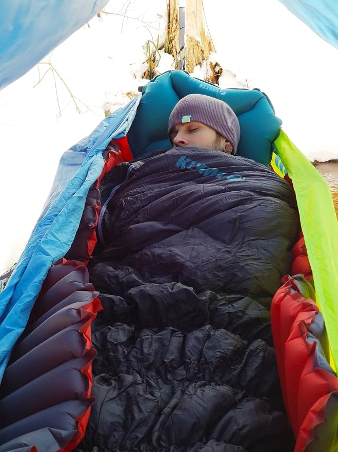 KLYMIT Hammock V Sleeping Pad, Inflatable Comfort, Pair With Traverse Hammock, Best Gear for Camping