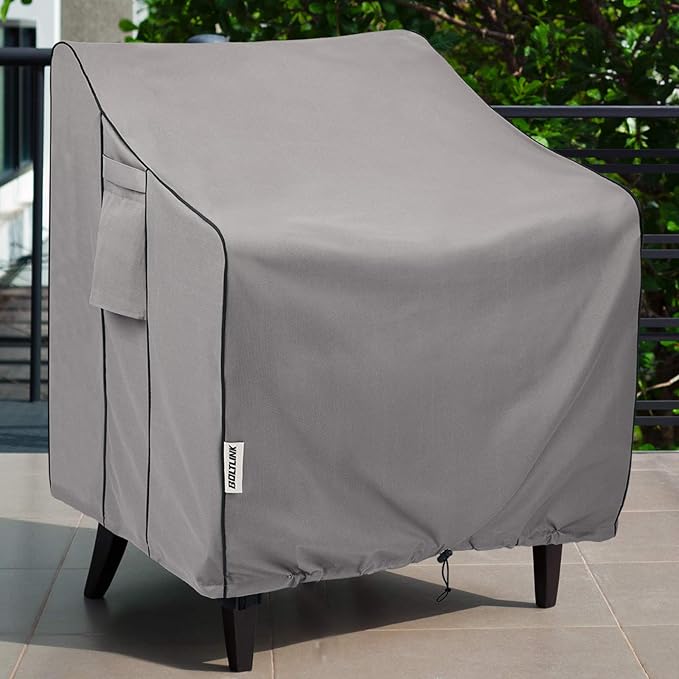 Patio Chair Covers Waterproof, Heavy Duty Outdoor Furniture Covers Fits up to 29W x 30D x 36H inches -2 Pack