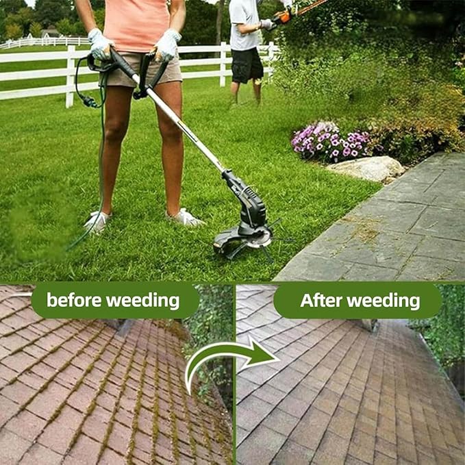 Gas Trimmer Head, Universal Steel Wire Trimmer Head 7" 8" 9" Heavy-Duty Gas Weed Eater Blade, 1" Arbor Replacement for Stihl,Husqvarna,Echo,Ryobi,Toro,Installation Kit Included (9")