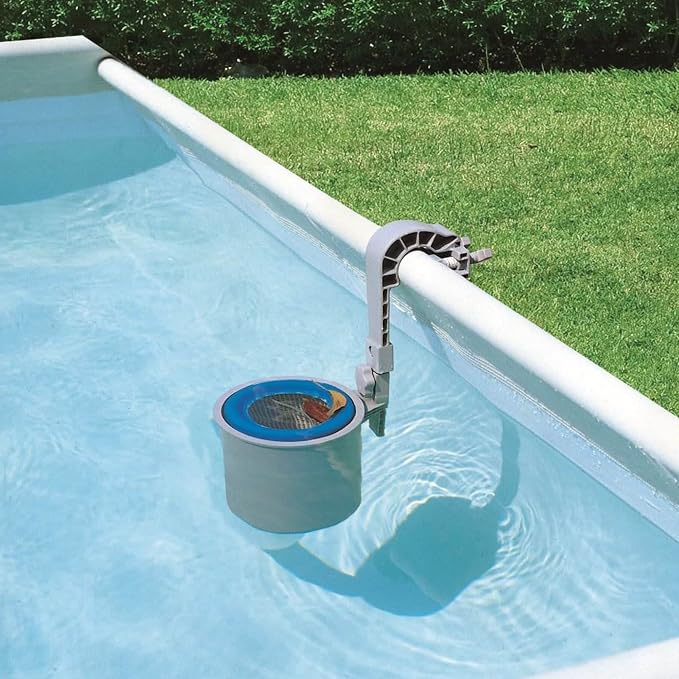 Bestway 18 x 9 x 4 Foot Rectangular Above Ground Pool Set with Ladder, 1000 Gallon Sand Filter Pump, Ground Cloth, Pool Cover, and Surface Skimmer