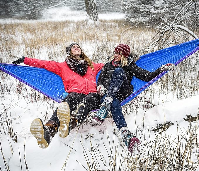 ENO, Eagles Nest Outfitters DoubleNest Lightweight Camping Hammock, 1 to 2 Person, Special Edition Colors, ATC