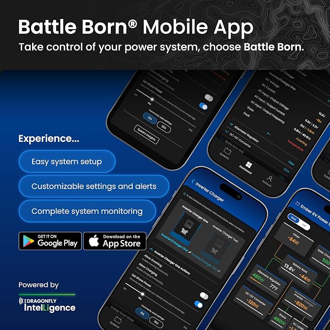 Battle Born 2000W Inverter - Pure Sine Wave AC Power with High Surge Capability - Built for RV, Marine, Solar, & Off-Grid Power Systems