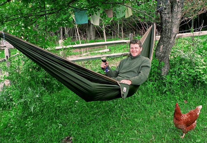 Hammock Bliss Double - Extra Long - Extra Wide - Extra Large - Two Person Double Wide Camping Hammock - Suspension System Included - The Largest Double Hammock On Planet Earth