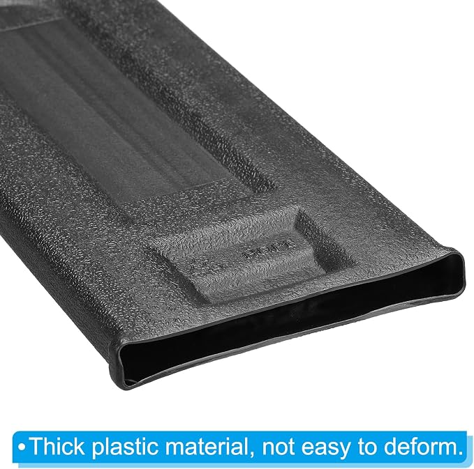 PATIKIL 8 Inch Chainsaw Chain Cover, 4 Pack Chain Saw Bar Protective Cover Plastic Chainsaw Saw Bar Scabbard Cover for Garden Chainsaw, Black