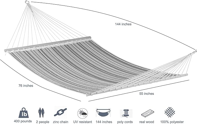 Quilted Hammock (Blue Wave)