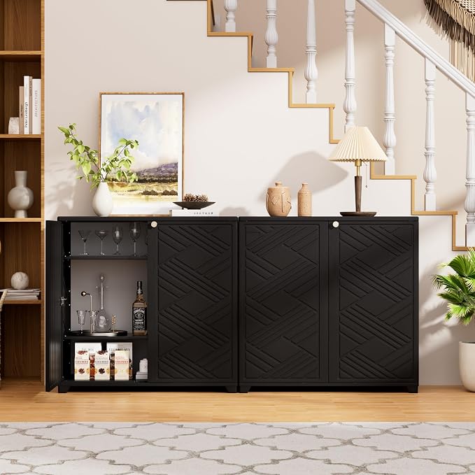 Mrosaa Outdoor/Indoor Storage Box,Resin and Plastic Storage Cabinet Waterproof,Outdoor Cabinet for Patio/Garden/Balcony/Backyard/All Room(with 2 Shelves)-Black